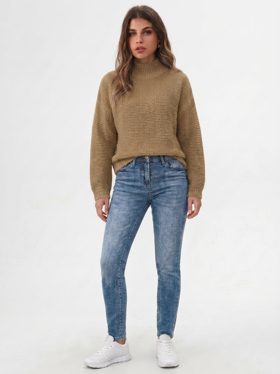 Lina | Knit Turtleneck Sweater