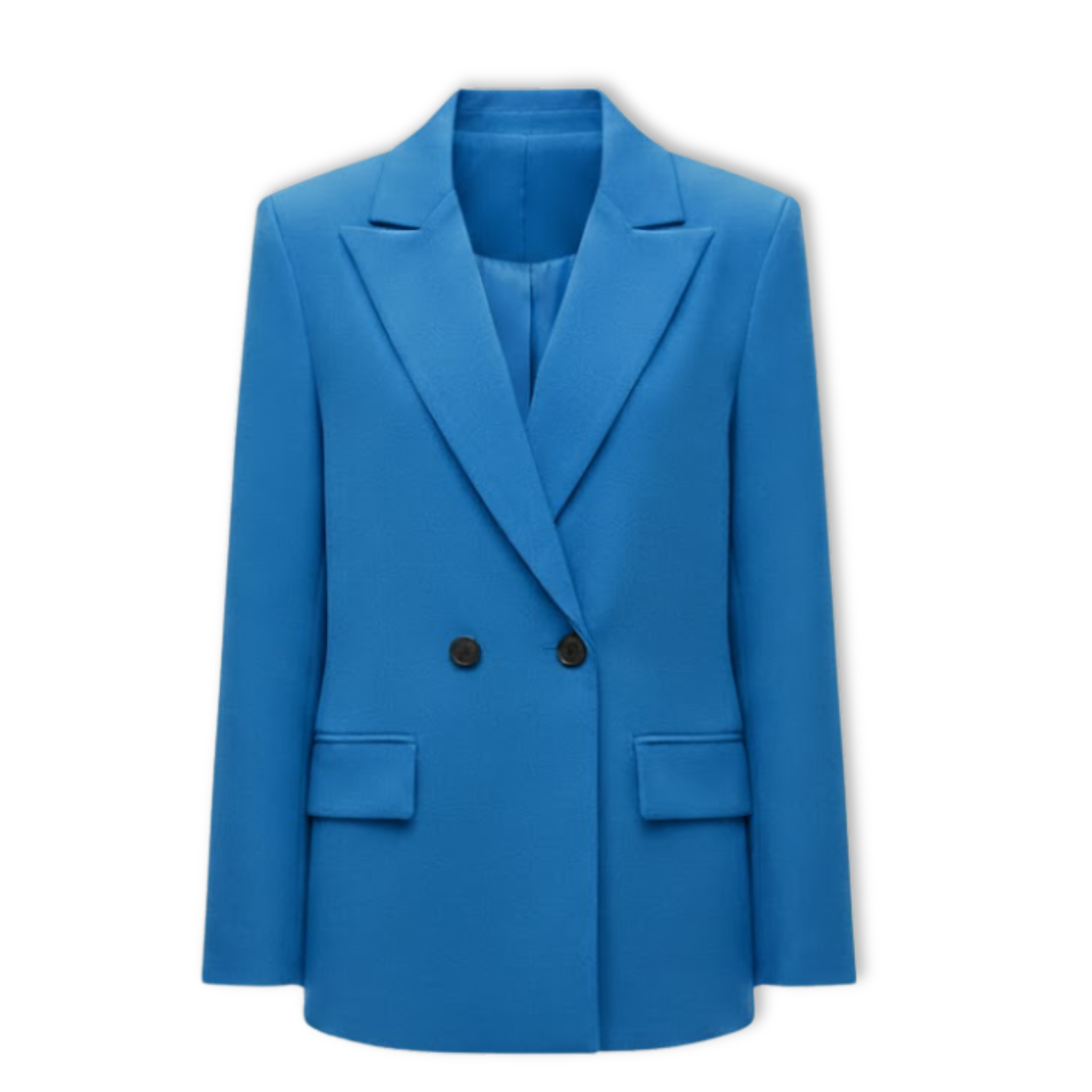 Lia | Women's Double Breasted Blazer Notched Lapel Long Sleeve Loose Fit Office Jacket