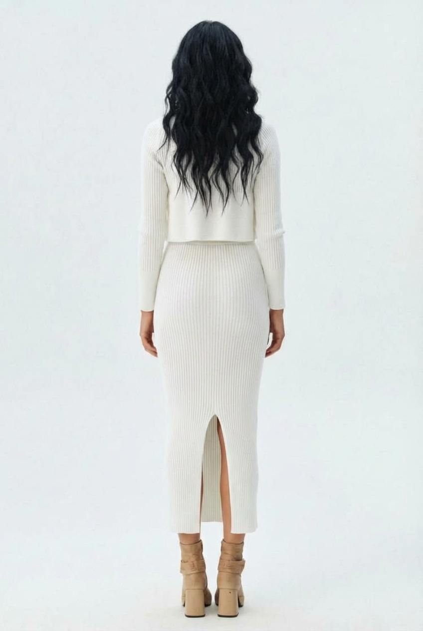 Lisa | Ribbed Knit Set