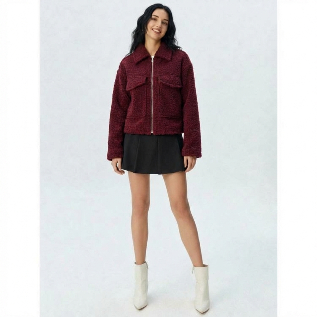Noa | Tweed Zip Jacket