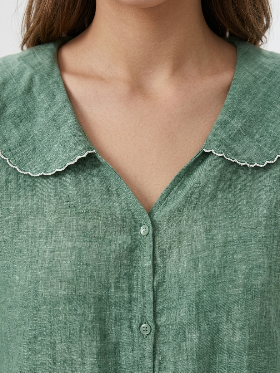Lina | Linen Ease Blouse