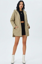 Lina | Quilted Hooded Jacket