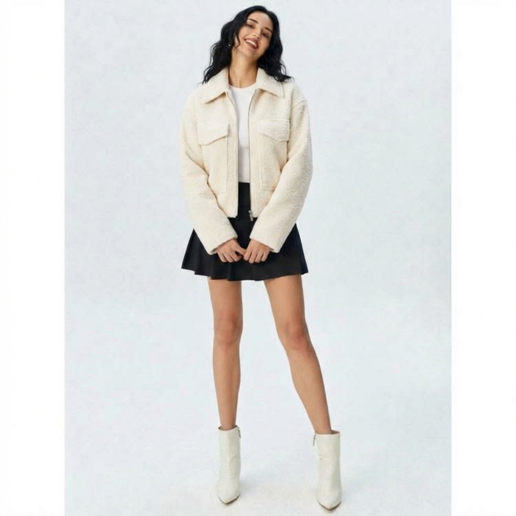 Noa | Tweed Zip Jacket