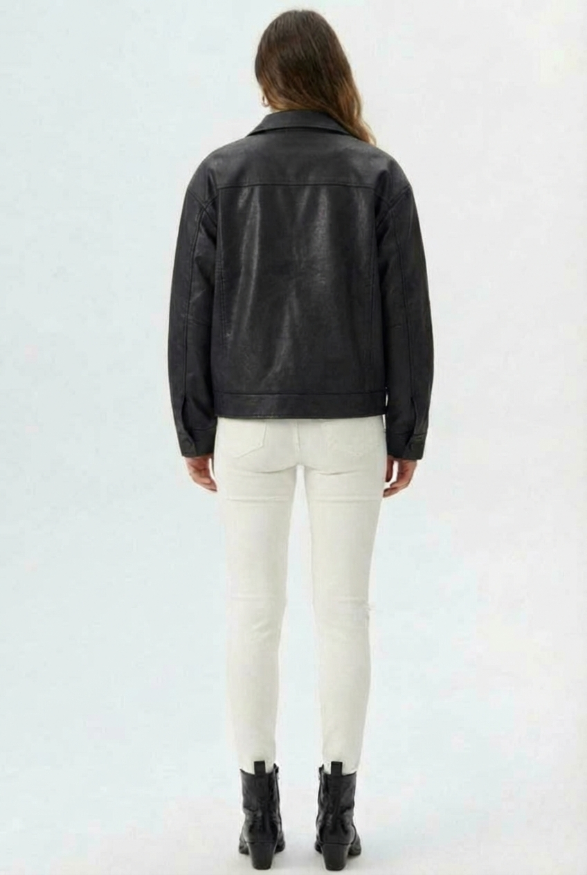 Noa |  Faux Leather Jacket