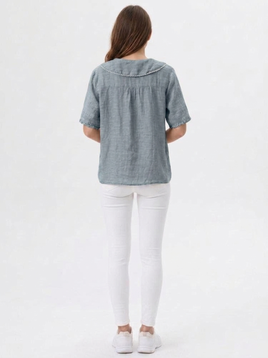 Lina | Linen Ease Blouse