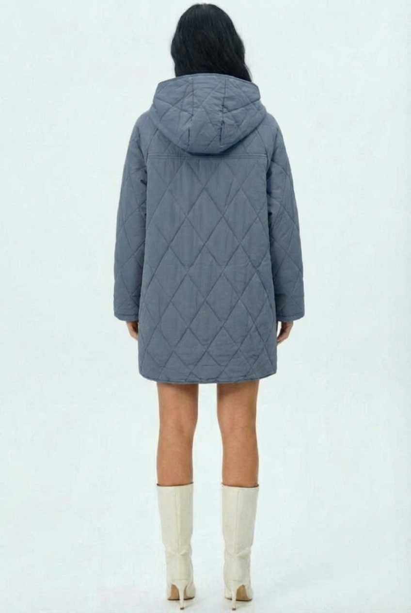 Lina | Quilted Hooded Jacket