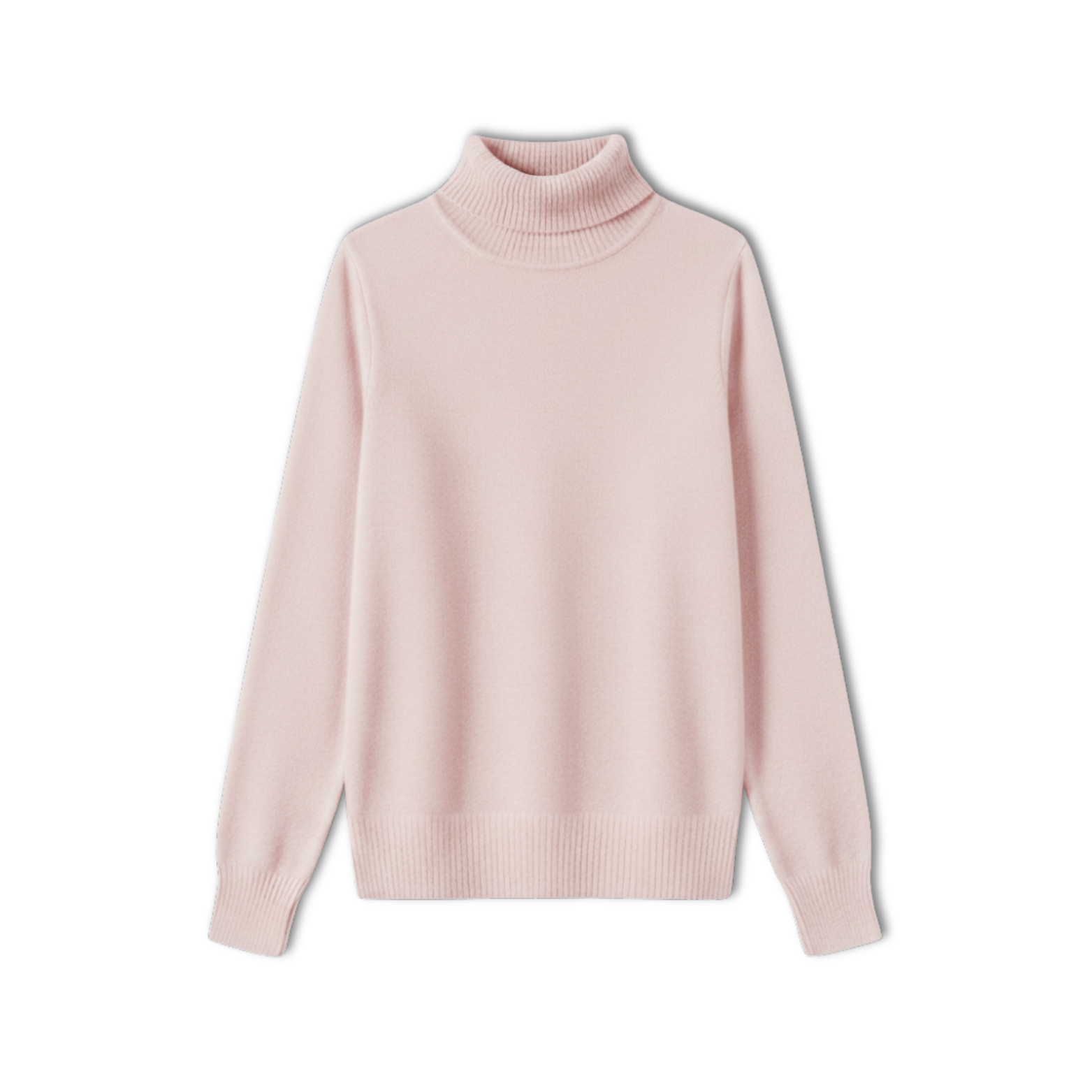 Lia | Wool Cashmere look Turtleneck Sweater Women Pullover