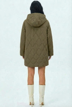 Lina | Quilted Hooded Jacket