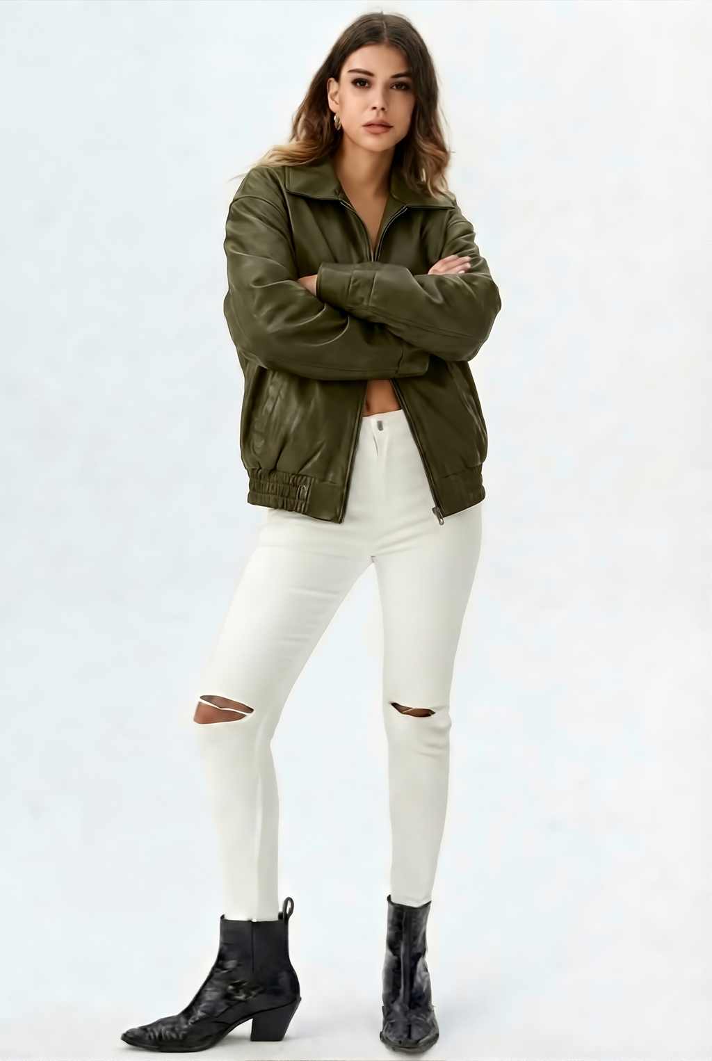 Noa |  Faux Leather Jacket