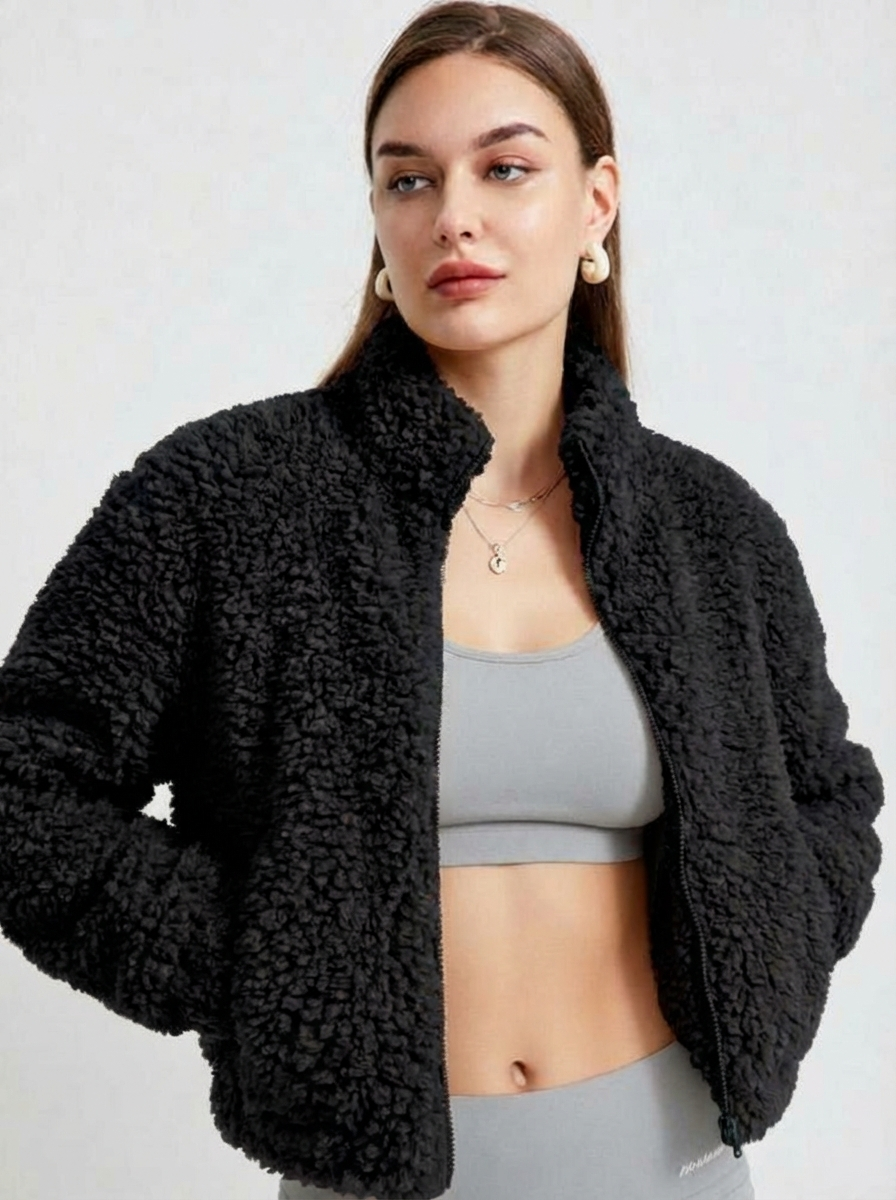 Noa | Sherpa Zip Jacket