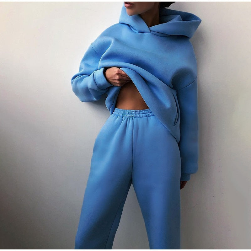Loungewear Set with Sweater and Joggers - Esra