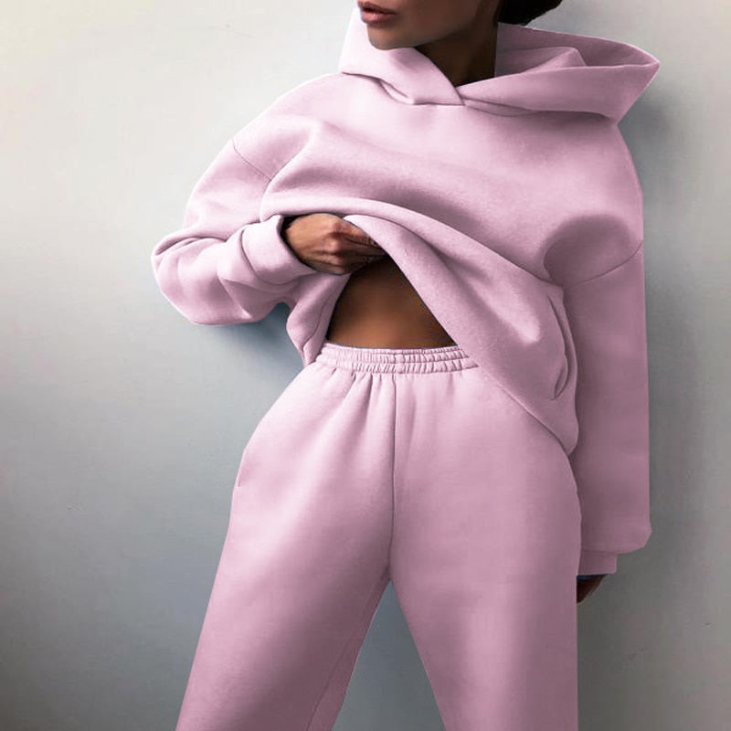 Loungewear Set with Sweater and Joggers - Esra