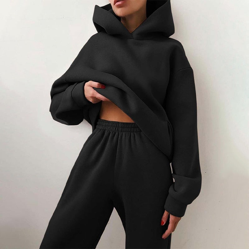 Loungewear Set with Sweater and Joggers - Esra