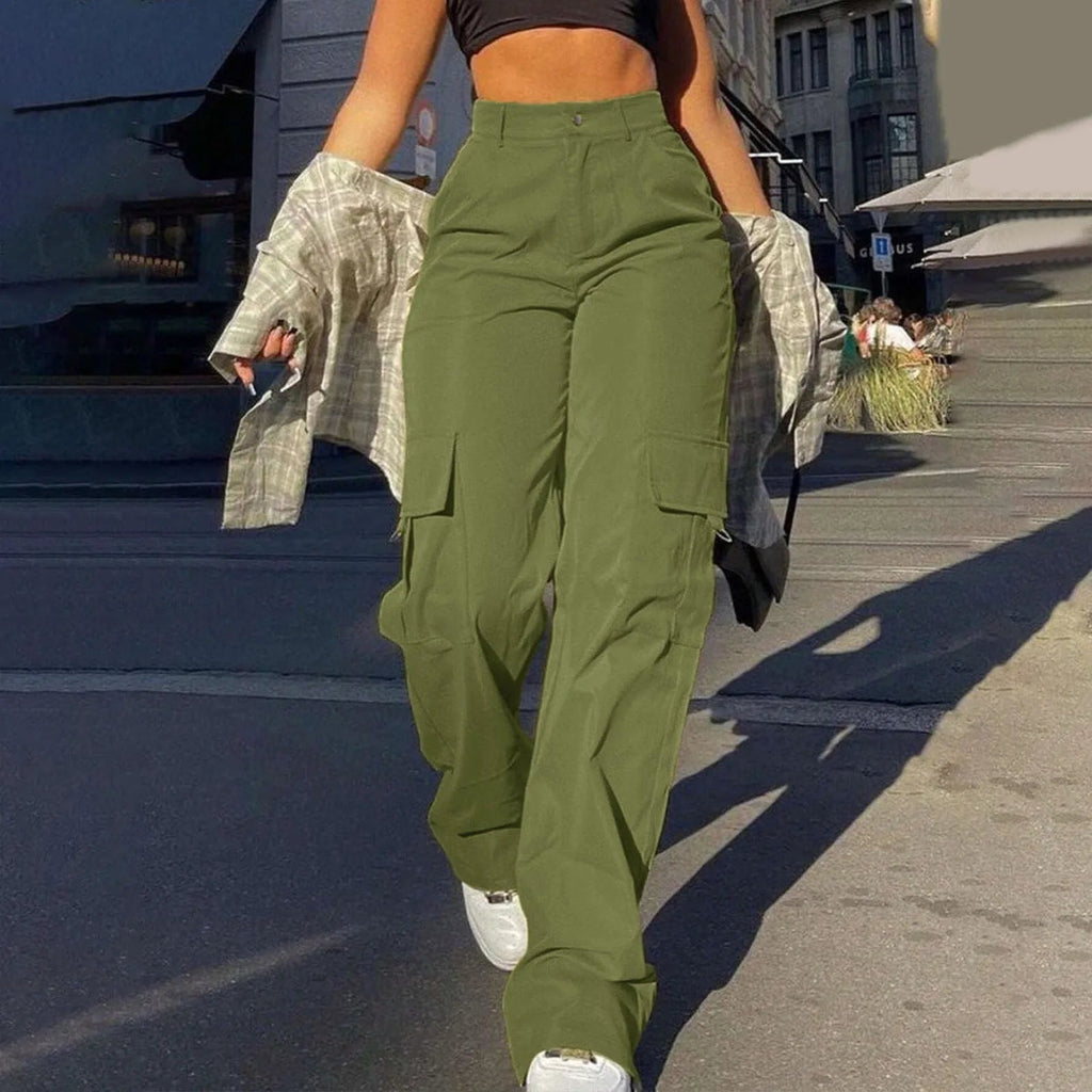 Jenny | High Waist Cargo Pants