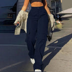 Jenny | High Waist Cargo Pants