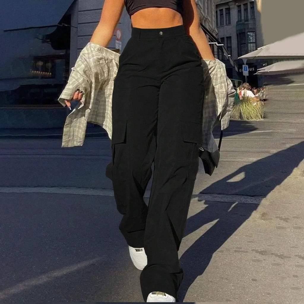 Jenny | High Waist Cargo Pants