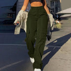 Jenny | High Waist Cargo Pants