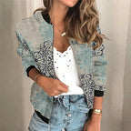 Linda Skylar - Printed Zip Jacket