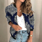 Linda Skylar - Printed Zip Jacket