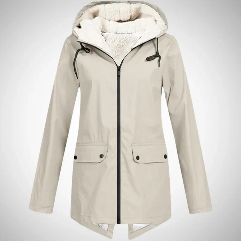 ISA | Fleece-Lined Women’s Raincoat