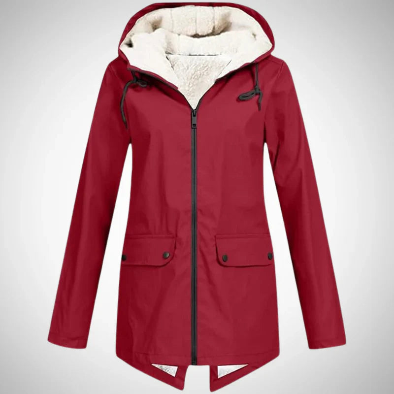 ISA | Fleece-Lined Women’s Raincoat