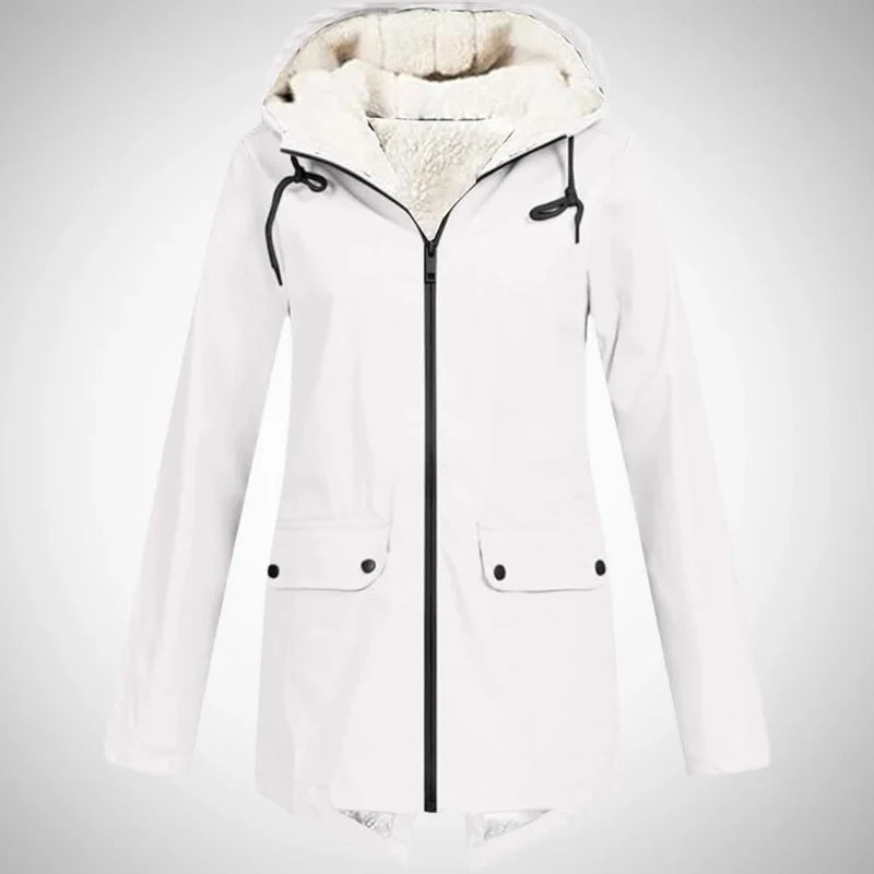ISA | Fleece-Lined Women’s Raincoat