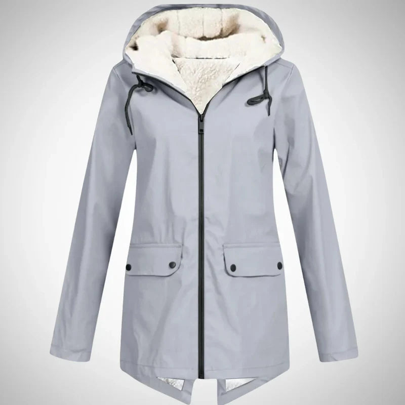 ISA | Fleece-Lined Women’s Raincoat