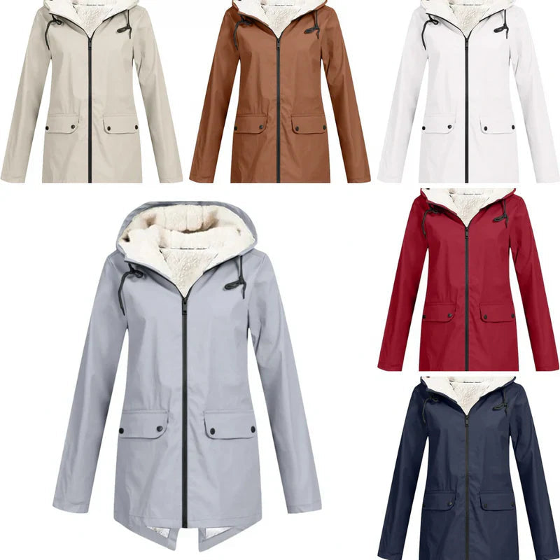 ISA | Fleece-Lined Women’s Raincoat