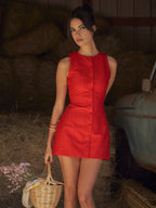 Jente | Scarlet Muse Mini Dress | Van krachtig naar iconisch vrouwelijk