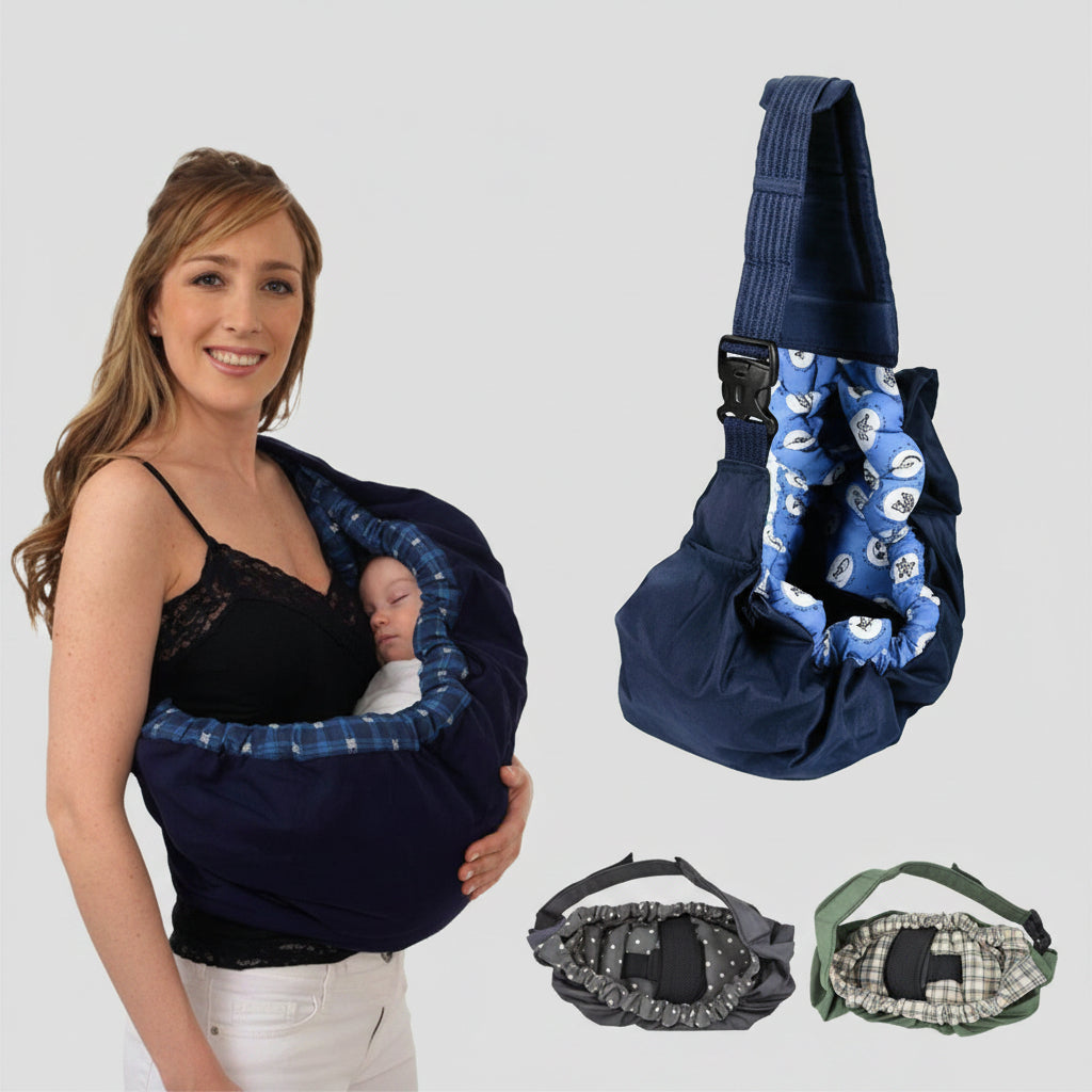 Lili | Newborn Baby Carrier Sling Wrap – Adjustable, Comfortable & Supportive for Hands-Free Bonding | Soft Ergonomic Sling for Daily Use