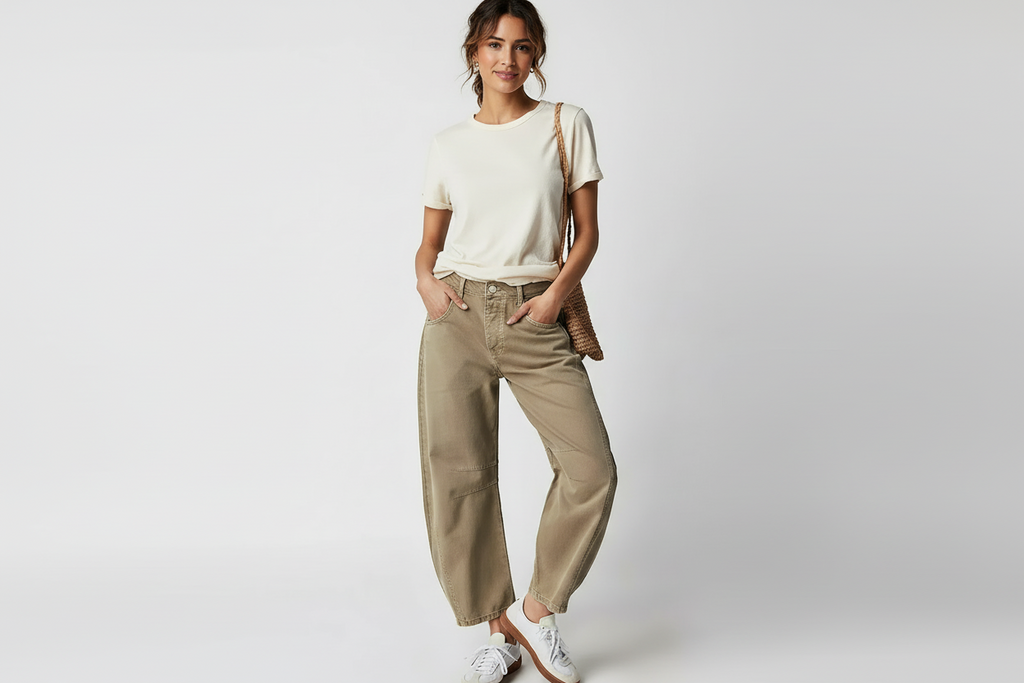 Baggy Women's Jeans with Relaxed Fit
