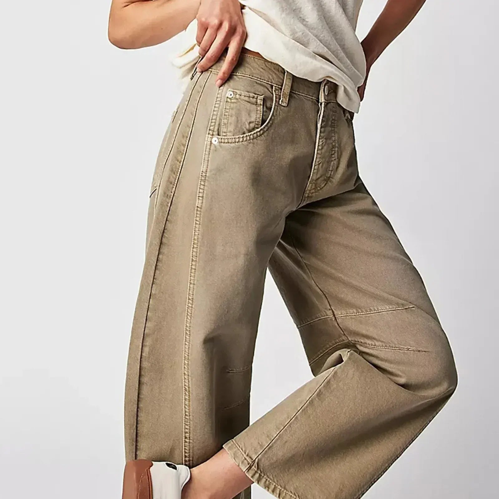 Baggy Women's Jeans with Relaxed Fit