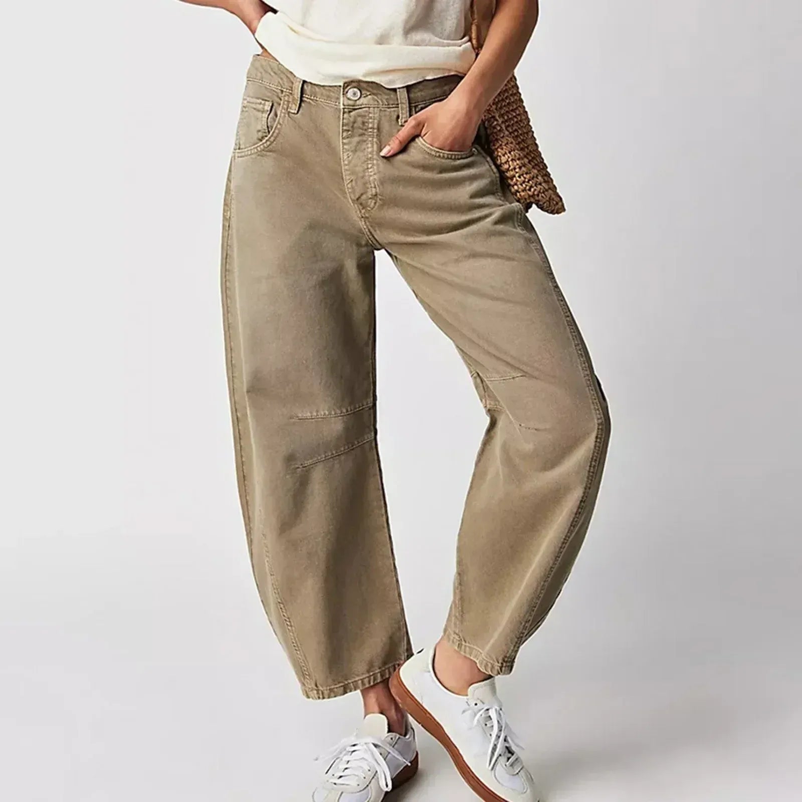 Baggy Women's Jeans with Relaxed Fit