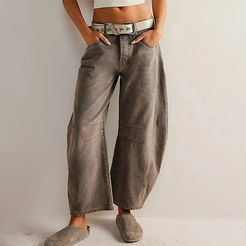 Baggy Women's Jeans with Relaxed Fit