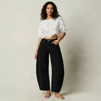 Baggy Women's Jeans with Relaxed Fit