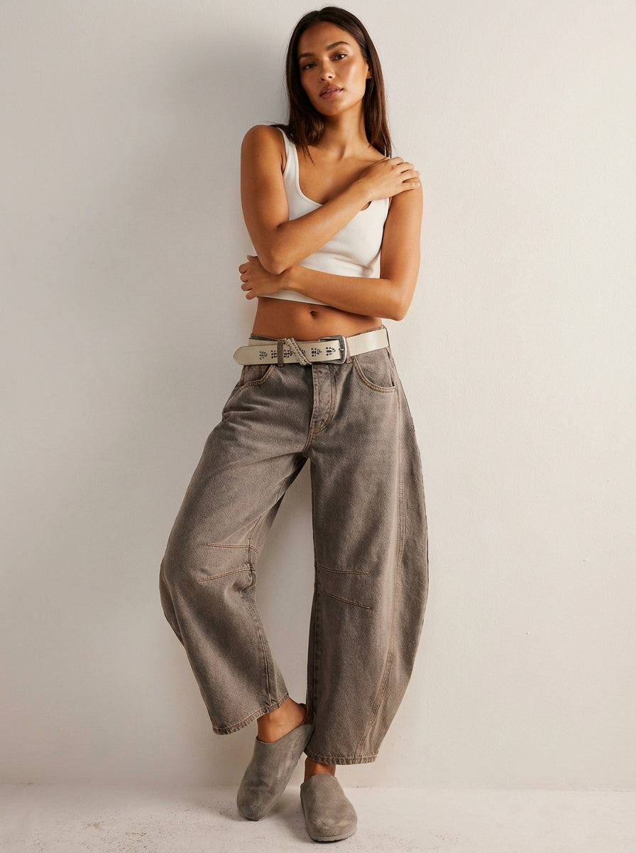 Baggy Women's Jeans with Relaxed Fit
