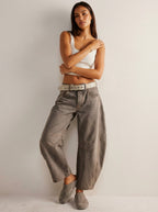 Baggy Women's Jeans with Relaxed Fit