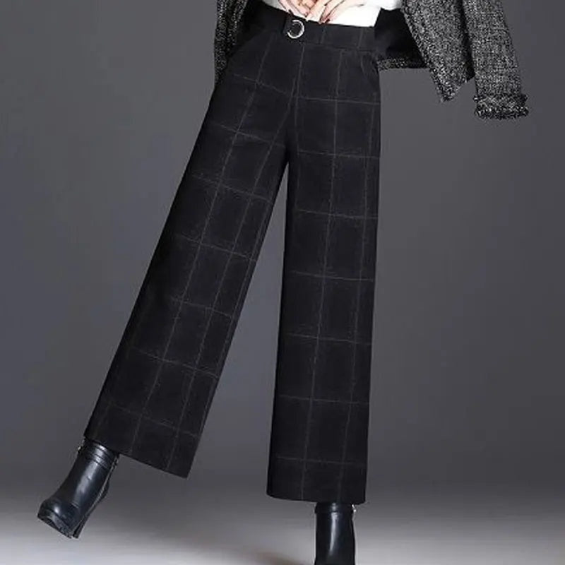 Belgravia Checked Women's Trousers - Esra