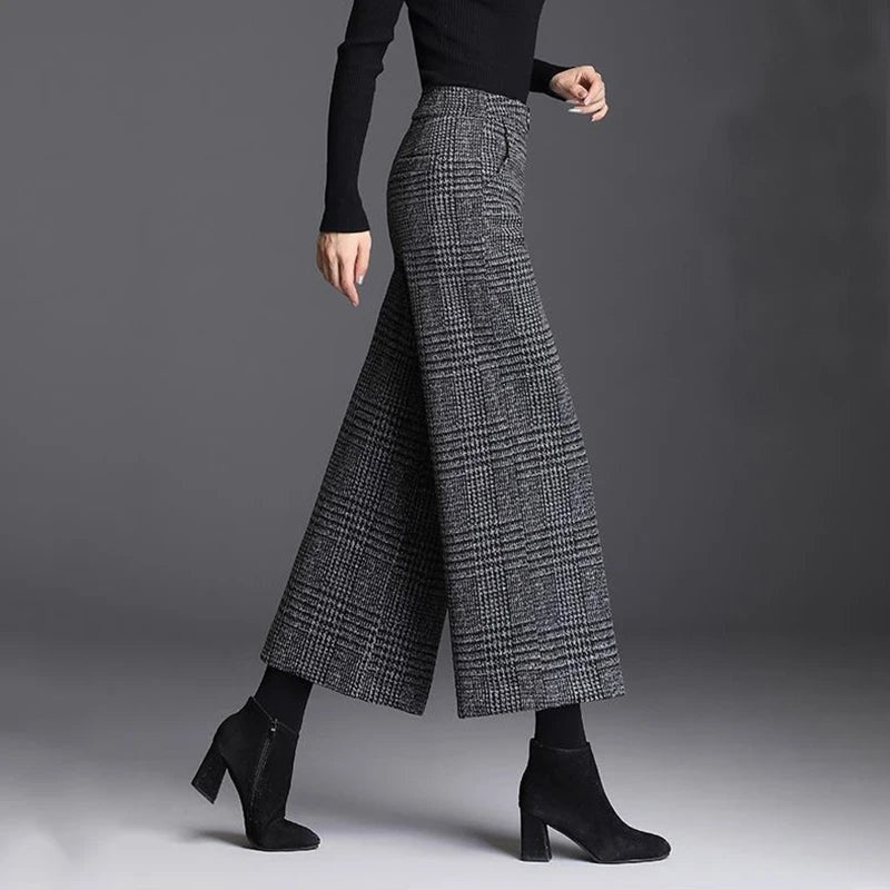 Belgravia Checked Women's Trousers - Esra