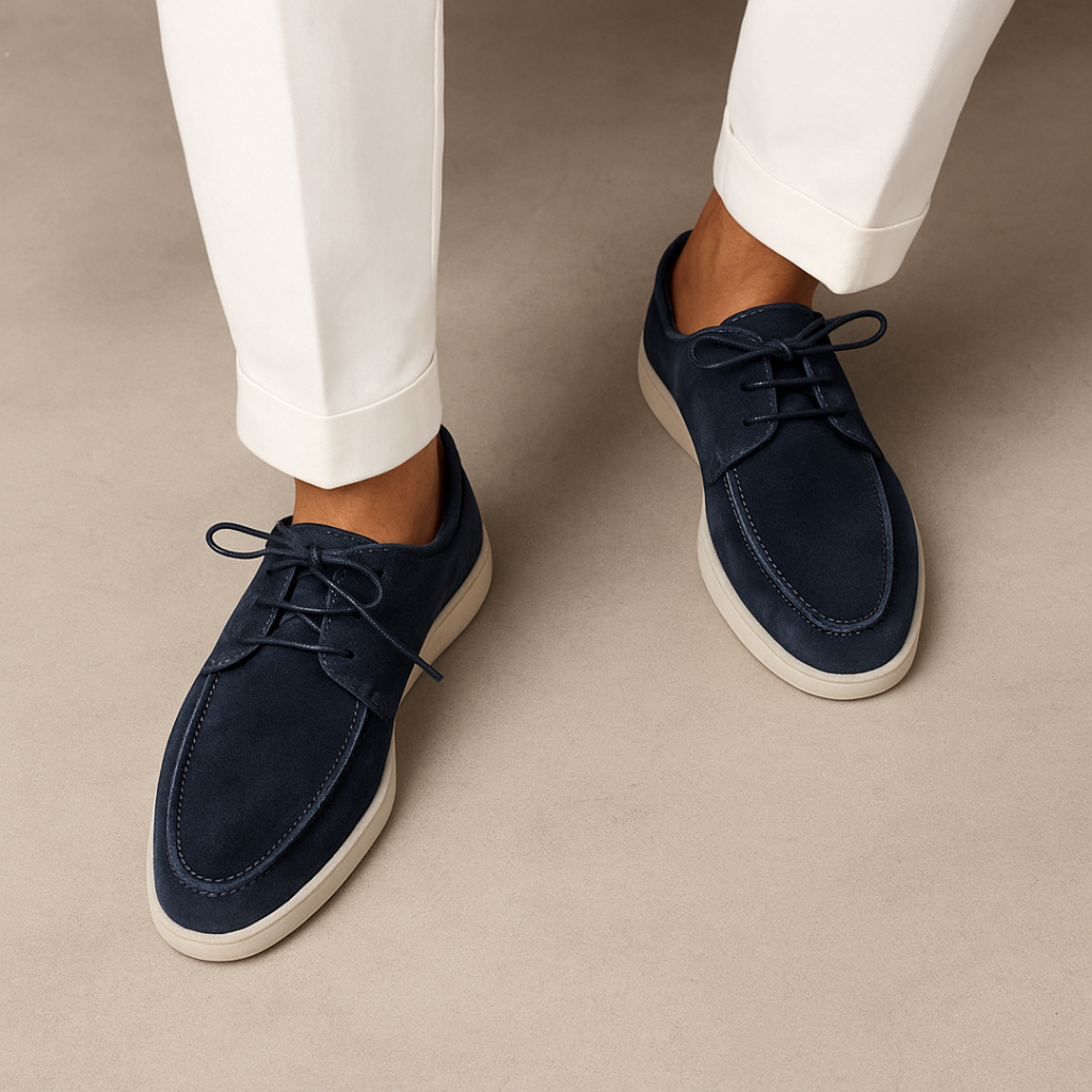 Elcevi | Men's Lace-Up Shoes | Comfortable Suede with Non-Slip Sole for Stylish Urban Wear