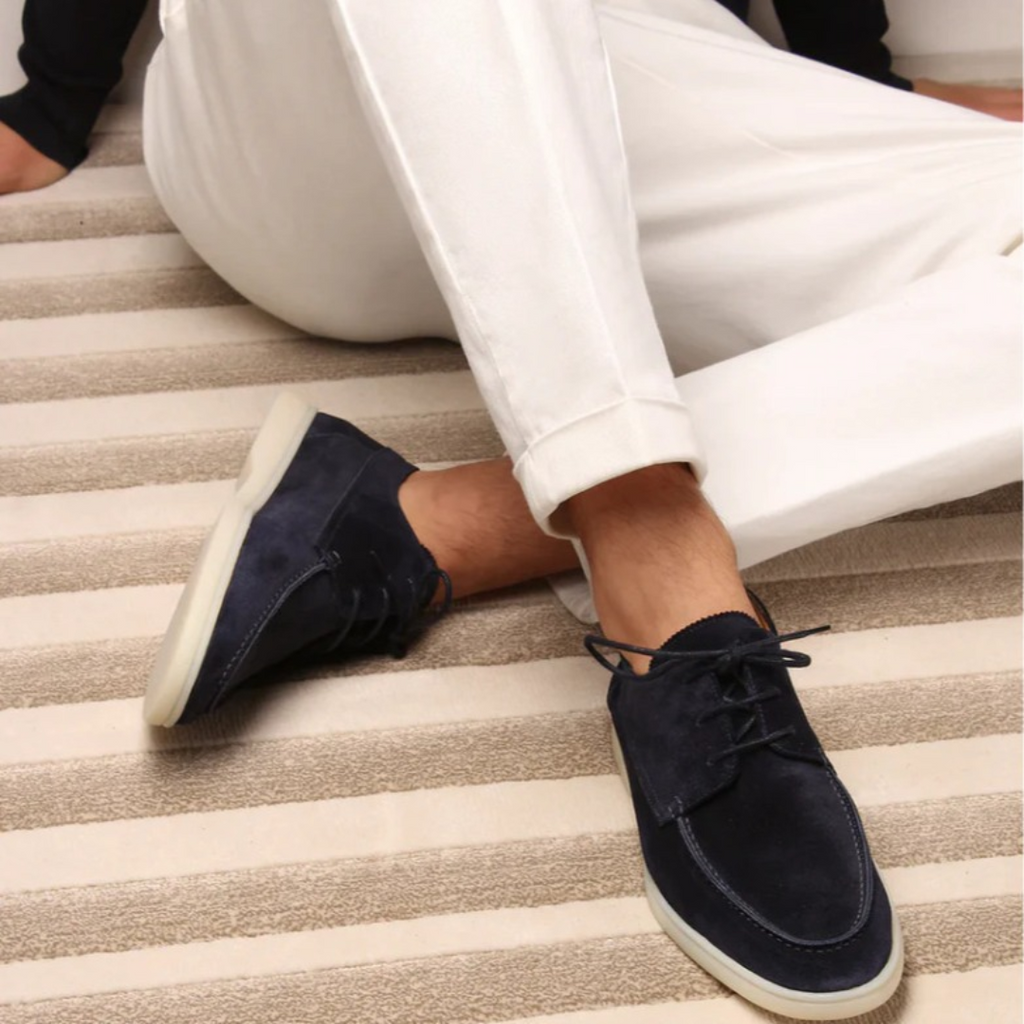 Elcevi | Men's Lace-Up Shoes | Comfortable Suede with Non-Slip Sole for Stylish Urban Wear