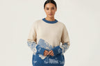 Mountain Landscape Knitted Sweater - Amy