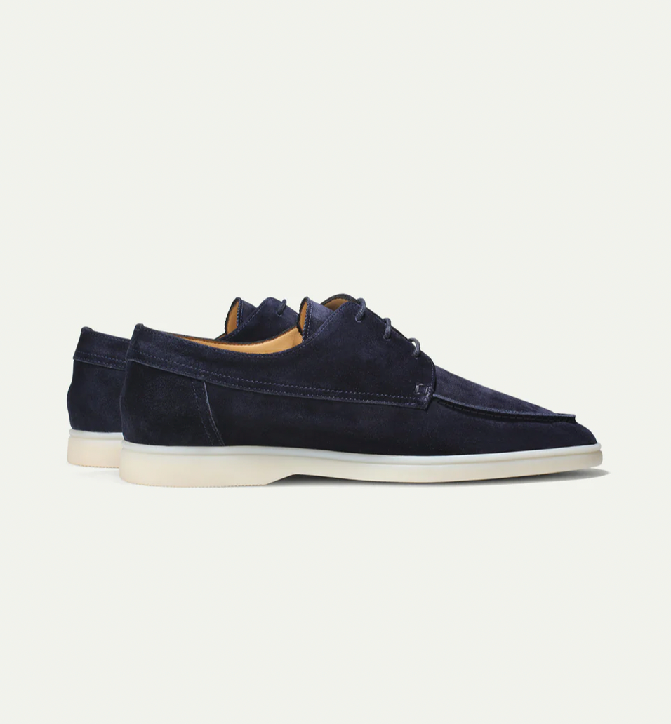 Milano | Men's Suede Loafers With Laces