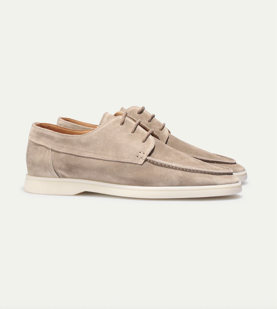 Milano | Men's Suede Loafers With Laces