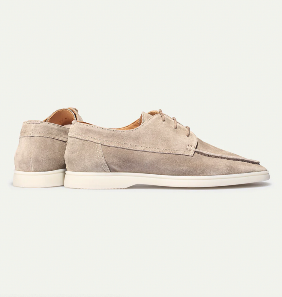 Milano | Men's Suede Loafers With Laces