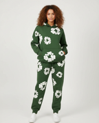 Floral Print Tracksuit – Unisex Hoodie & Joggers