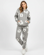 Floral Print Tracksuit – Unisex Hoodie & Joggers