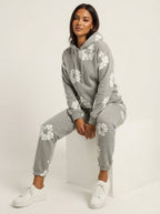 Floral Print Tracksuit – Unisex Hoodie & Joggers