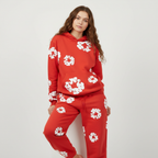 Floral Print Tracksuit – Unisex Hoodie & Joggers