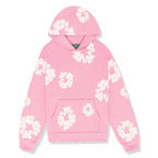 Floral Print Tracksuit Set with Hoodie and Joggers - Amy
